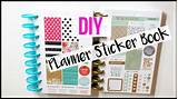 Diy Happy Planner Sticker Book