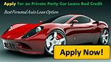 Private Party Auto Loan Bad Credit Images