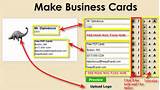 Create Business Cards Online Free Pictures