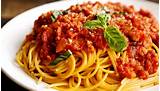 Spaghetti Bolognese Italian Recipe Pictures
