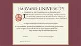 Online Diploma Harvard Pictures