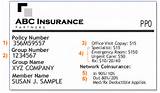 Online Insurance Card Pictures