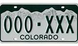 Pictures of Colorado License Plates Pictures