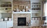 Fireplaces With Shelves Around Photos