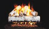 Pictures of White Birch Logs For Gas Fireplace