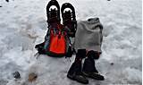 Photos of Gear Needed For Snowshoeing