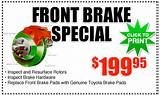 Images of Brakes Repair Specials