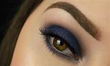Dark Blue Smokey Eye Makeup Photos