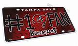 New Tampa Bay Buccaneers License Plate Pictures
