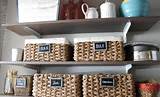 Pictures of Storage Baskets Kitchen Pantry