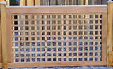Pictures of Wood Fence Lattice