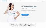 Photos of Progressive Auto Insurance Website