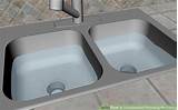 Images of Kitchen Sinks Clogged Both Sides