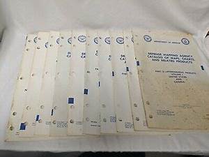 Department Defense Mapping Agency Catalog Maps Charts 10 Volumes 1982