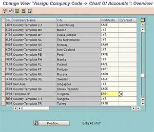 Assign Company Code To Chart Of Accounts In Sap Fico