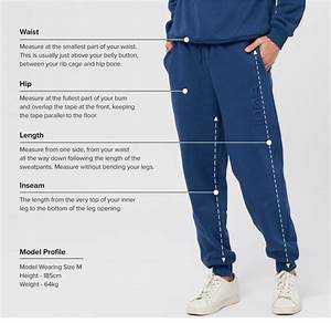 New Size Chart Iluka Fleece Sweatpants