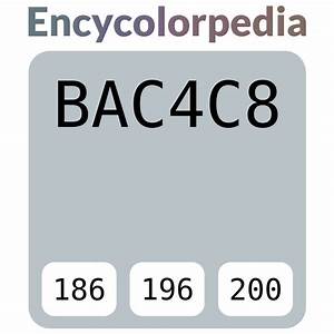 1829 Zinc Bac4c8 Hex Color Code Rgb And Paints