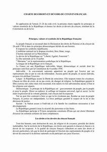 Charte Des Droits Et Devoirs Du Citoyen Franã Ais Prã Fecture De