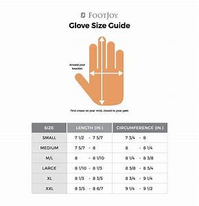 Footjoy Gloves Size Chart Images Gloves And Descriptions Nightuplife Com