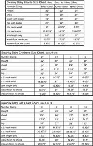 3 Baby Size Chart Free Download