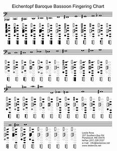 Eichentopf Baroque Bassoon Chart Download Printable Pdf
