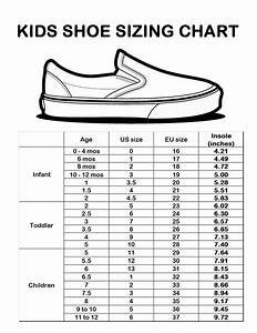 Kids Shoe Size Chart Sizing Chart Knox Carter Bowen Pinterest
