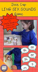 Dixie Cup Six Sounds Game For Teaching Identification Of The 
