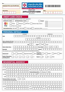 Credit Card Application Form Templates At Allbusinesstemplates Com