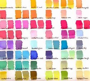 Little Art Cottage Distress Ink And Distress Oxide Ink Watercolor Chart