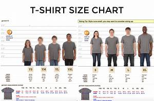 t shirt size chart the shop forward