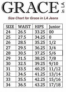 Dojo Jeans Size Chart Greenbushfarm Com