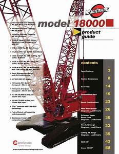 Manitowoc 18000 Load Chart Specification Cranepedia