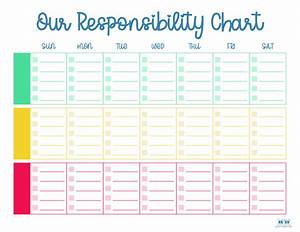 Multiple Children Chore Charts 10 Free Printable Charts Printabulk