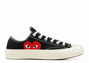 Buy Comme Des Garcons Play X Converse Chuck Taylor Black Low Online In