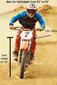 Dirt Bike Height Chart Buy The Right Size Bike For You Outdoor Troop