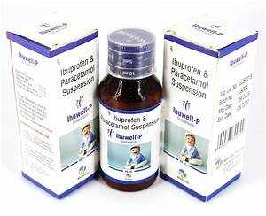 Ibuwell P Pharmaceutical Syrup Ibuprofen Paracetamol Suspension