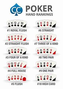 Poker Hand Rankings Chart The Best Poker Hands Poker Hands Rankings