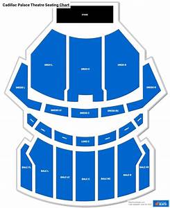 Cadillac Palace Theatre Seating Charts Rateyourseats Com