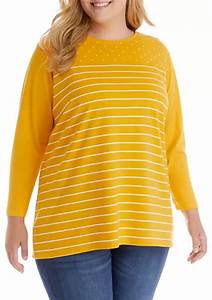  Rogers Plus Size Perfectly Soft 3 4 Sleeve Crew Neck T Shirt Belk