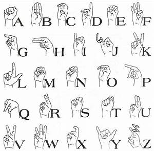 Printable Sign Language Charts Activity Shelter