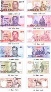 Thailand Currency Otherwise Known As Thai Baht Is Very Colorful And