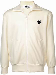 Comme Des Garçons Play Heart Logo Track Jacket Farfetch