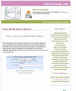 Free Birth Chart Http Cafeastrology Com Freebirthchart Html Natal