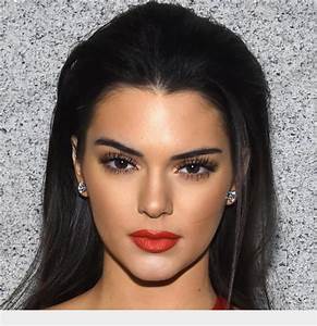 The Bold Red Lip Kendall Jenner Makeup Jenner Makeup Celebrity Makeup