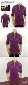 Sweet Pea By Staci Frati Fitted Purple Top Size M Sweet Pea By 