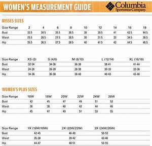 Columbia Jackets Size Chart Bruin Blog