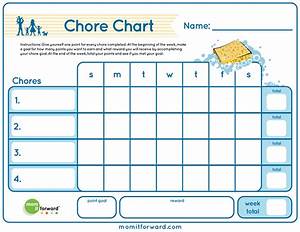 Chore Chart Printable It Forwardmom It Forward