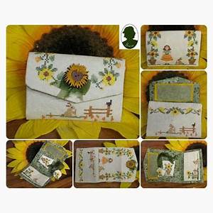 Pochette Girasoli From Guermani Cross Stitch Charts Cross