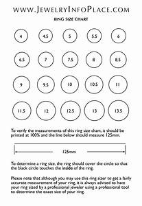 Ring Size Chart Alphabet Chart Examples