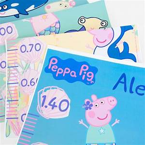 Peppa Pig Custom Growth Chart Stikets